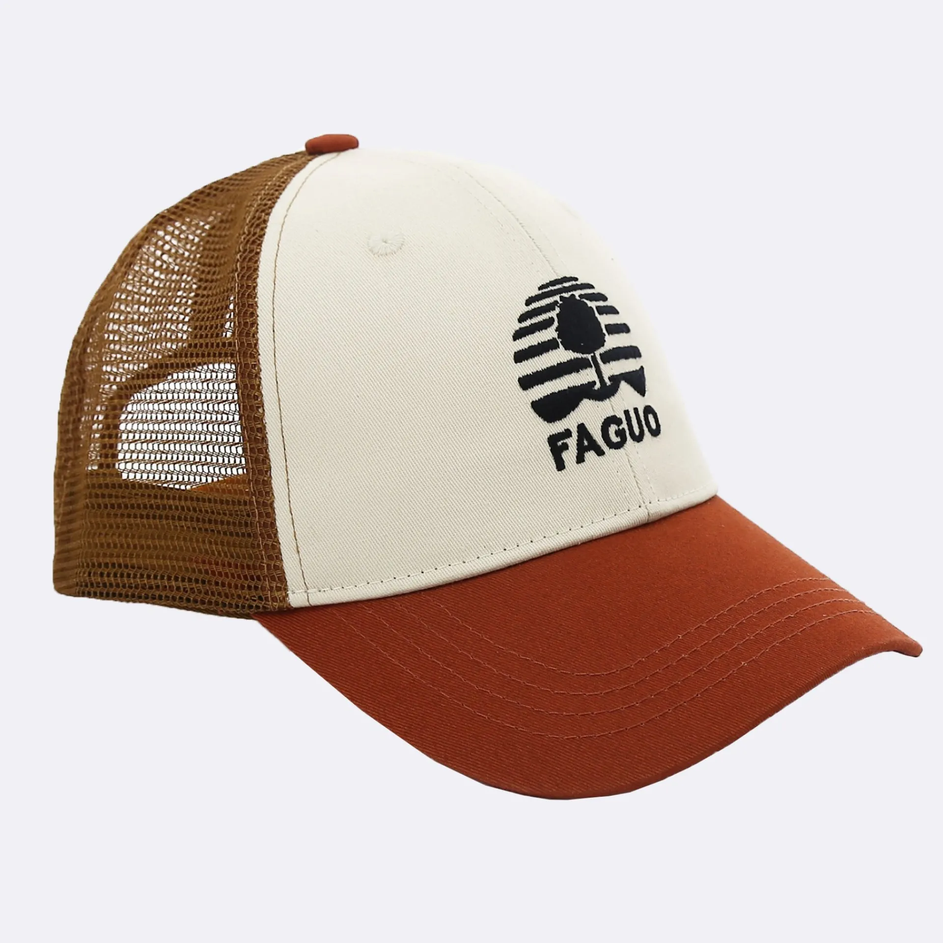 Best FAGUO Casquette terracotta & camel