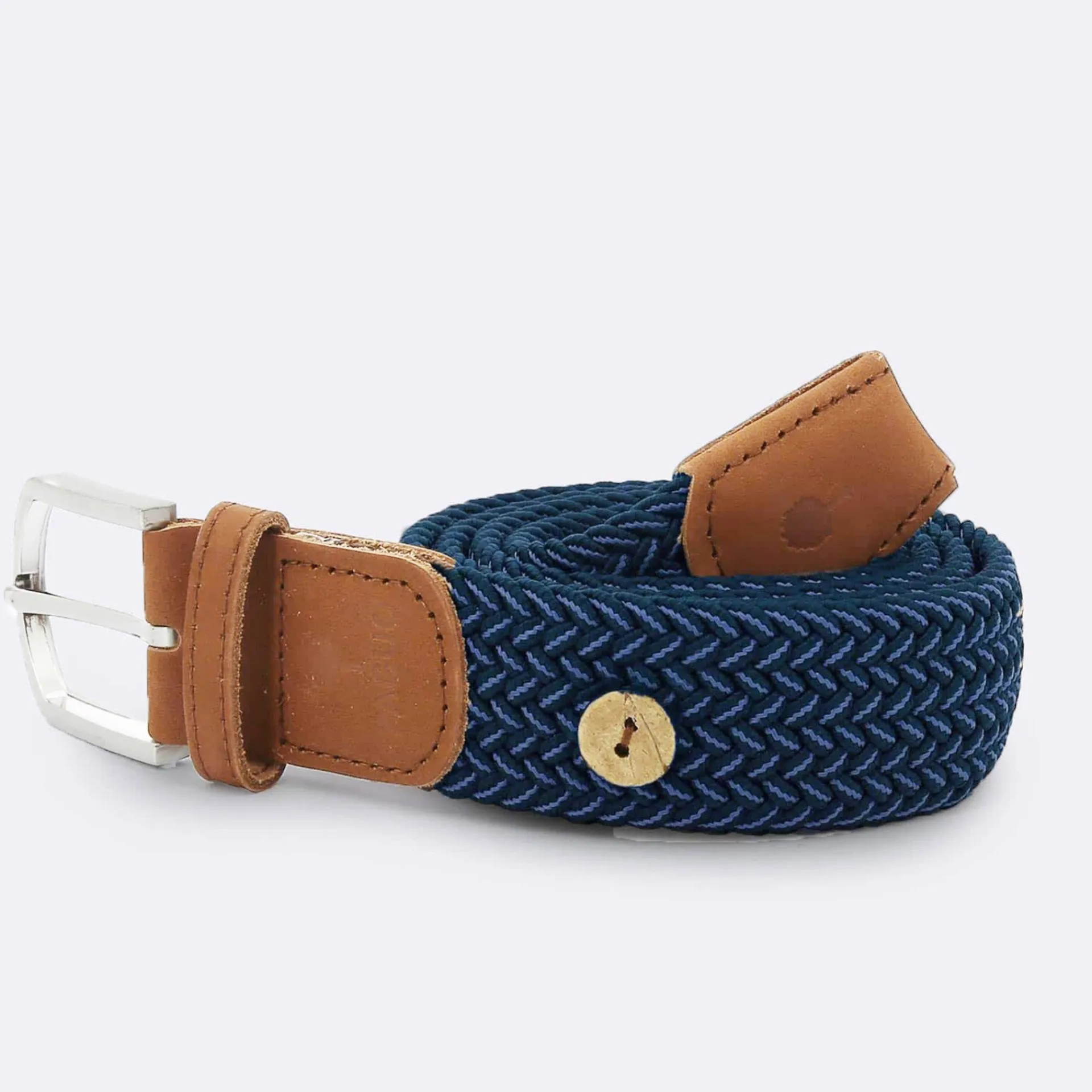 Cheap FAGUO Ceinture bleu foncé & blanc