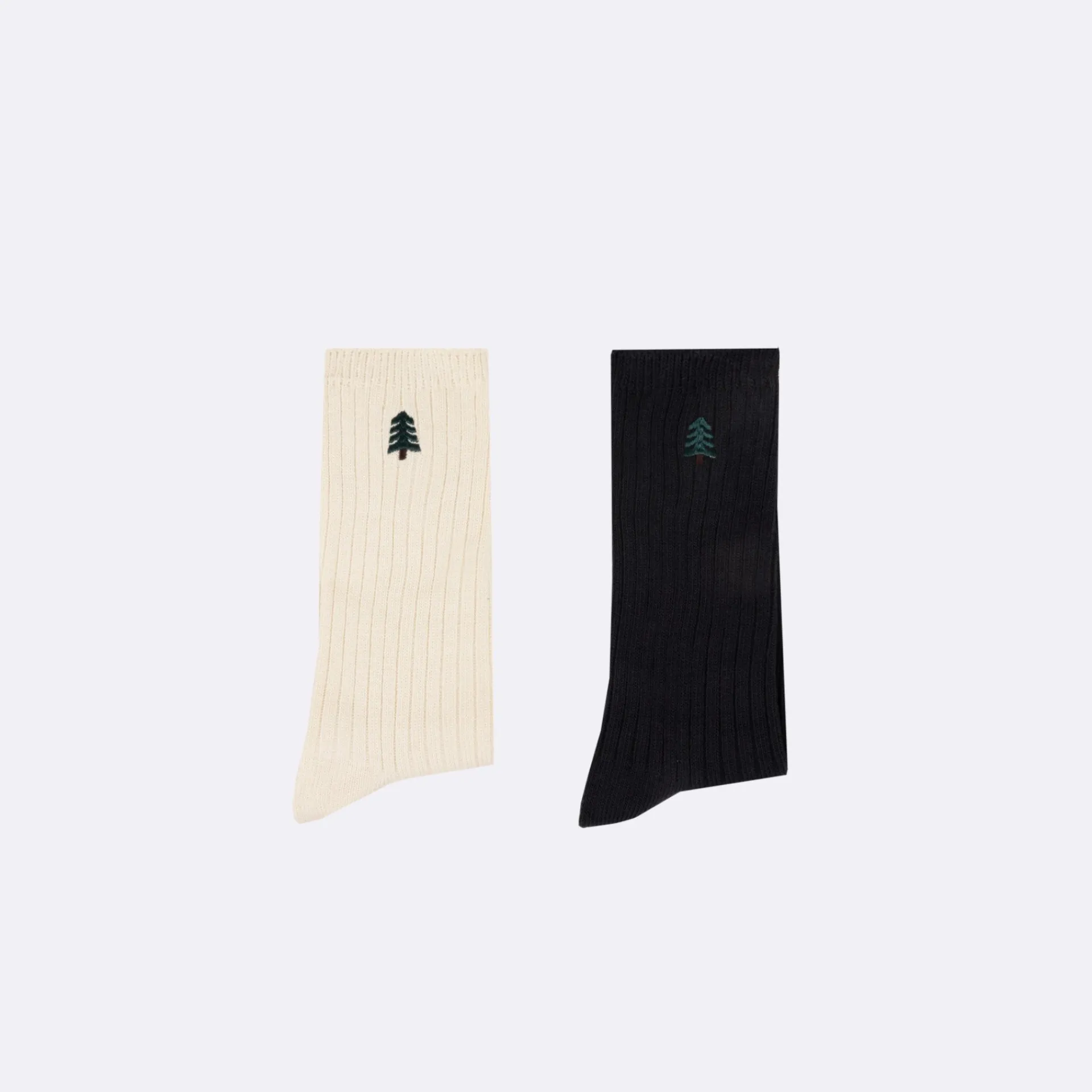 Shop FAGUO Chaussettes chaudes bleu marine & écrues