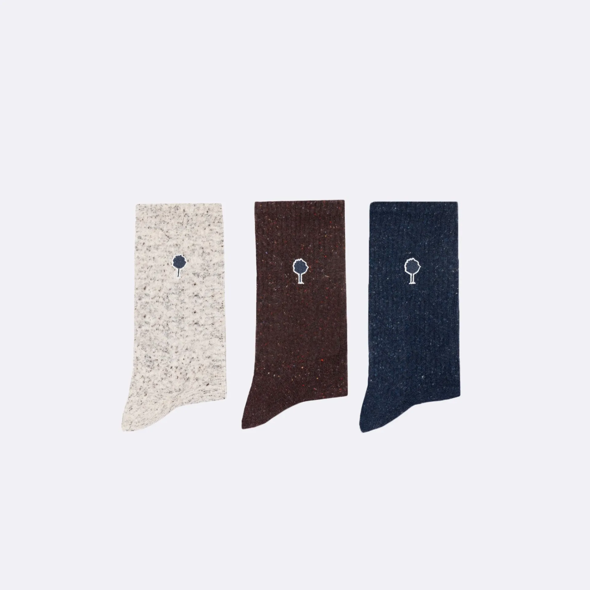 Outlet FAGUO Chaussettes de sport marine & écrues