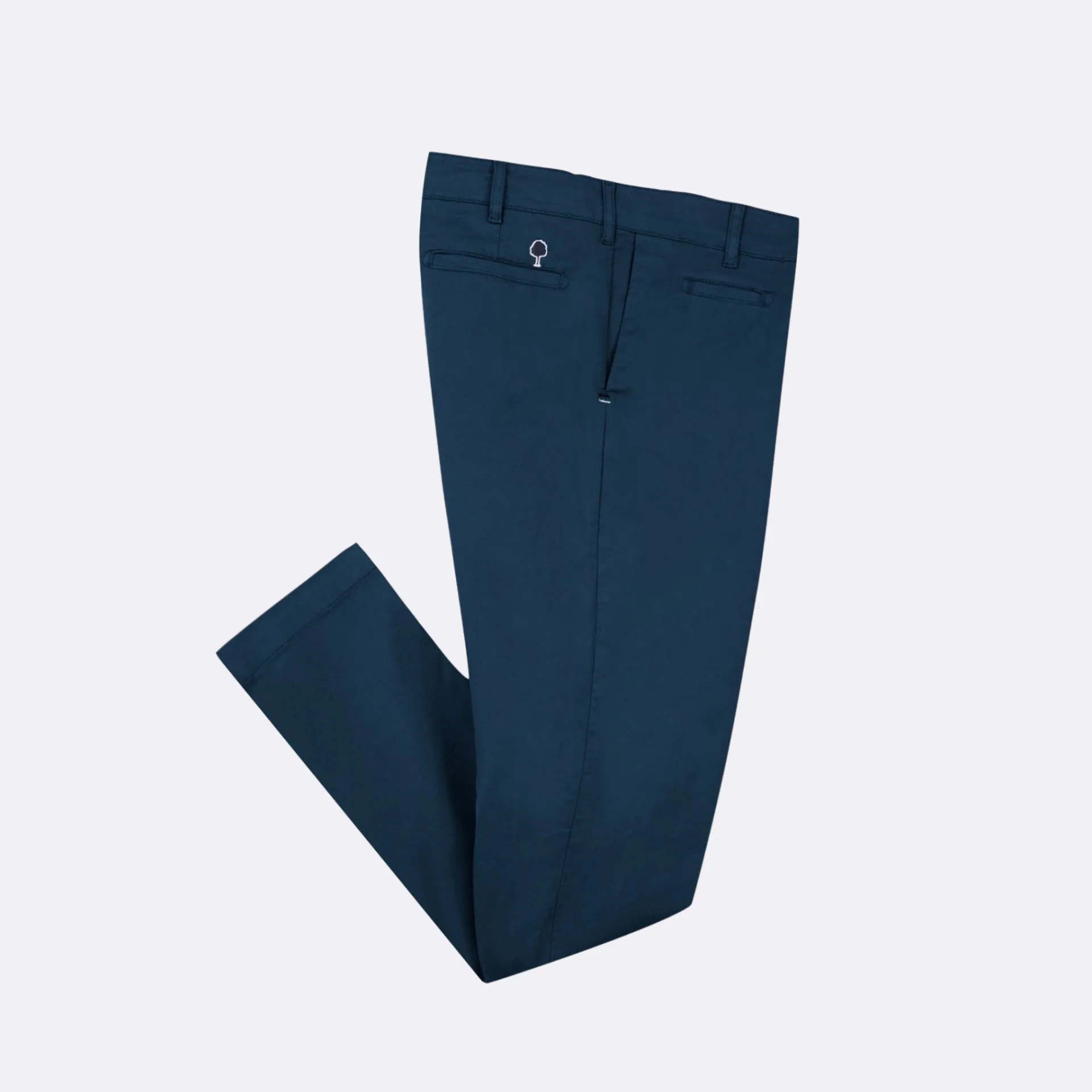 Outlet FAGUO Chino bleu marine coupe ajustée