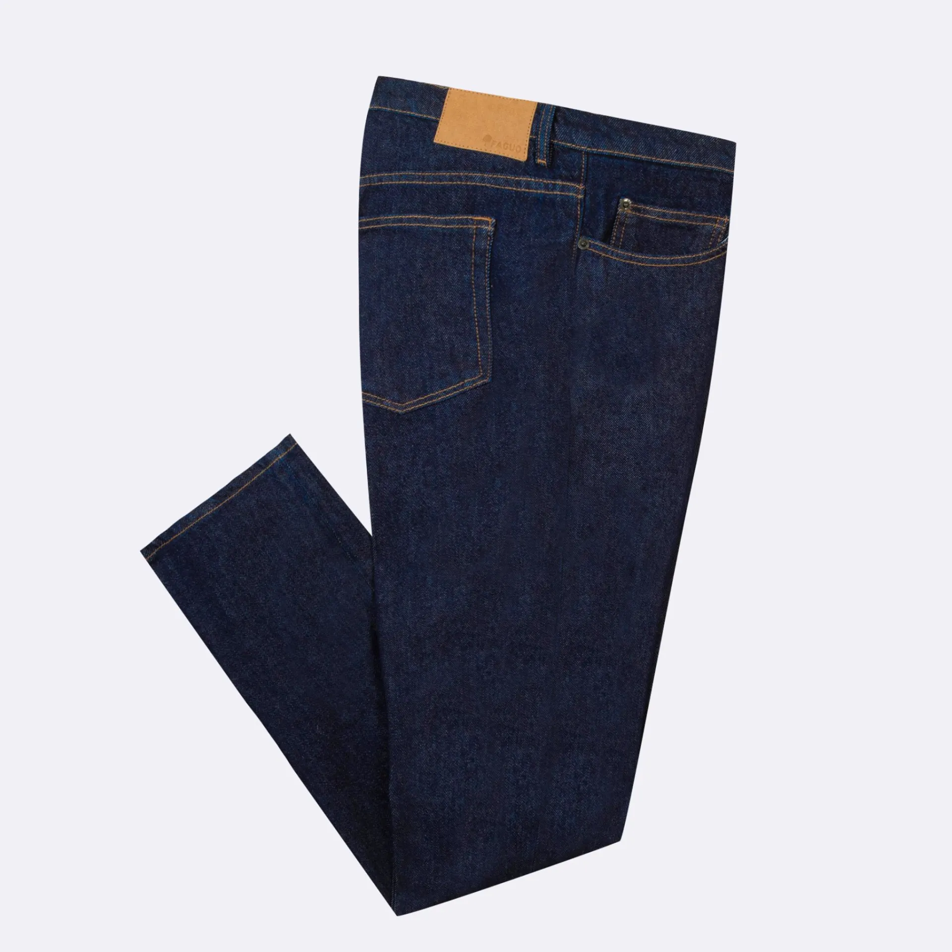 Fashion FAGUO Jean denim brut coupe straight