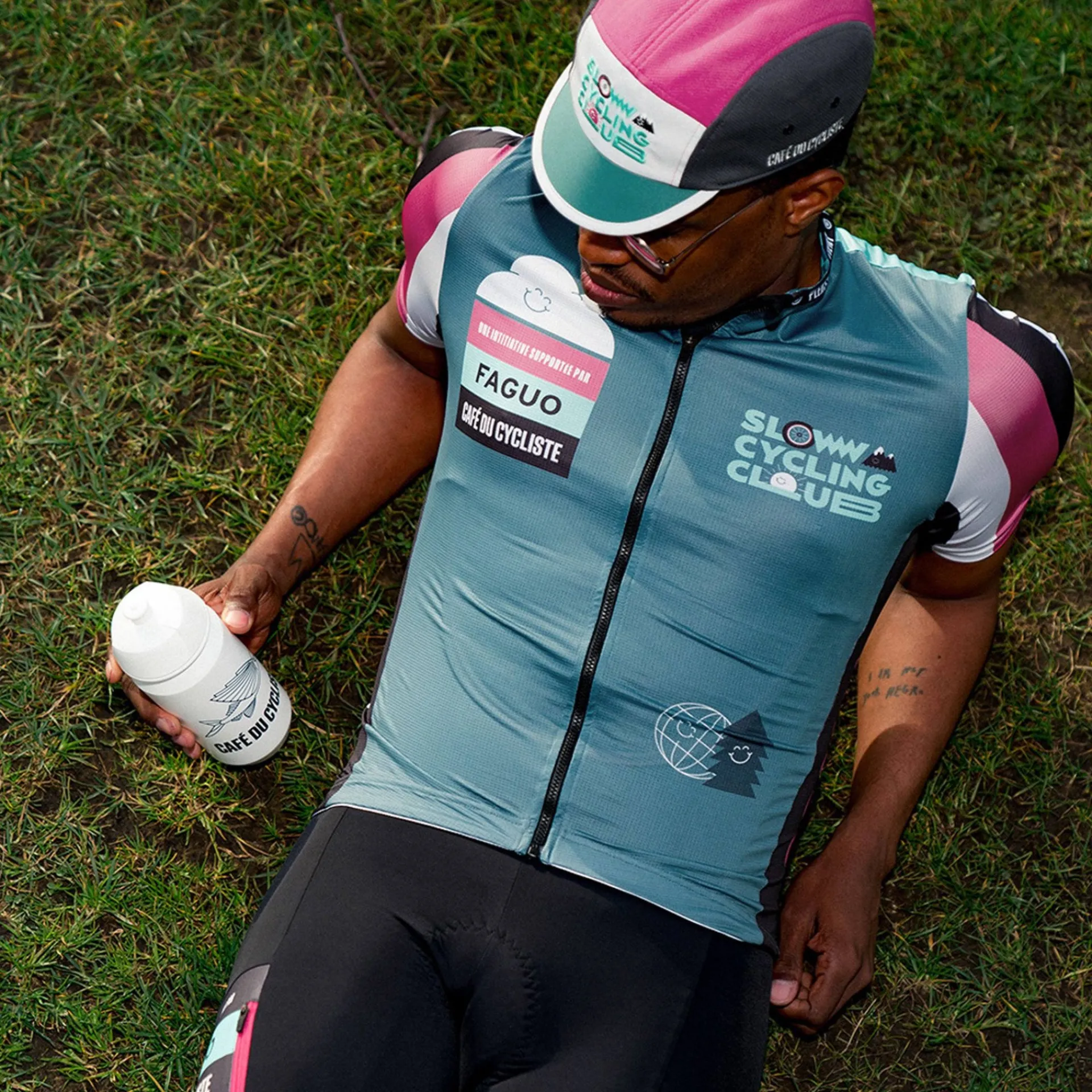 Hot FAGUO Maillot Marius Café du Cycliste