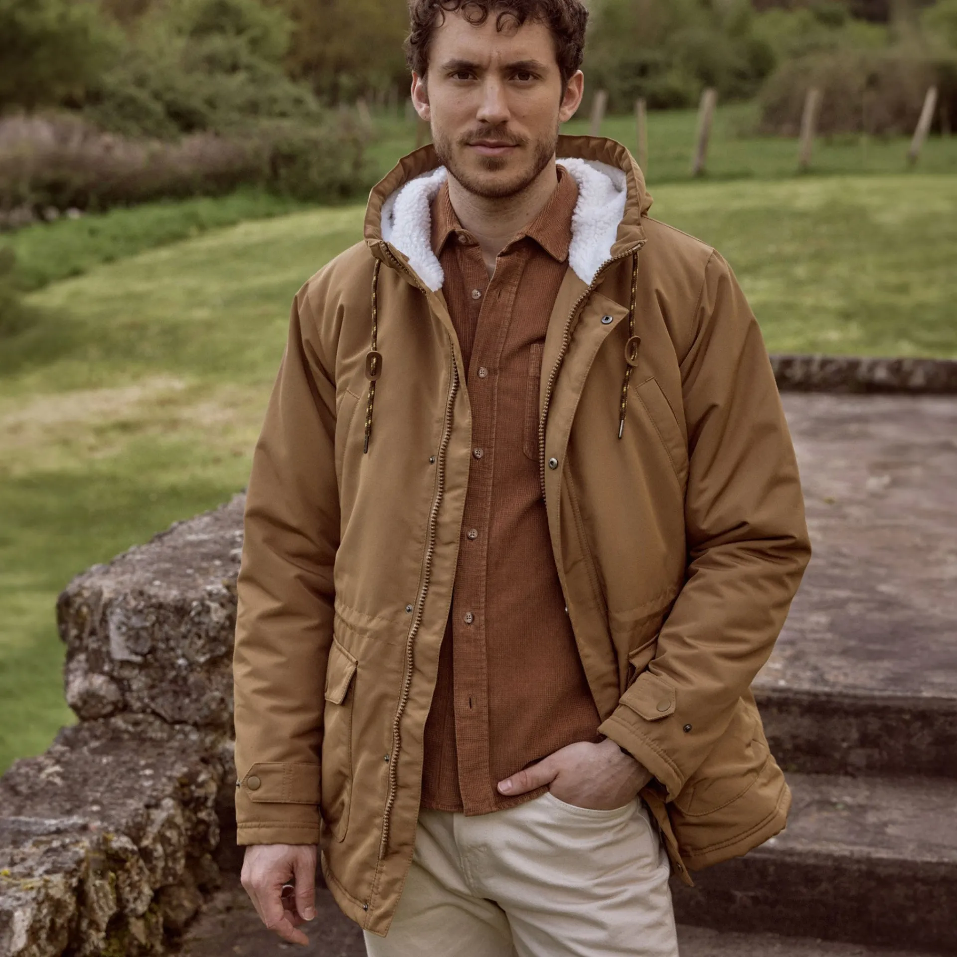 Outlet FAGUO Parka camel