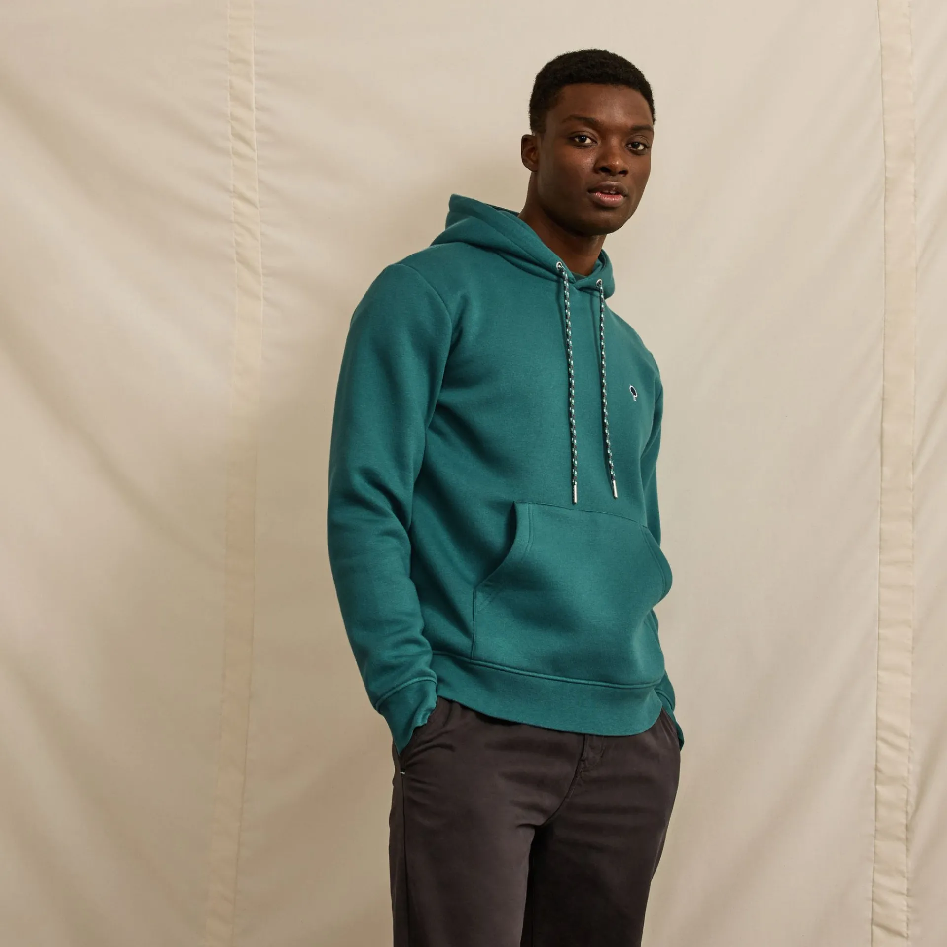 Best Sale FAGUO Sweat à capuche bleu vert