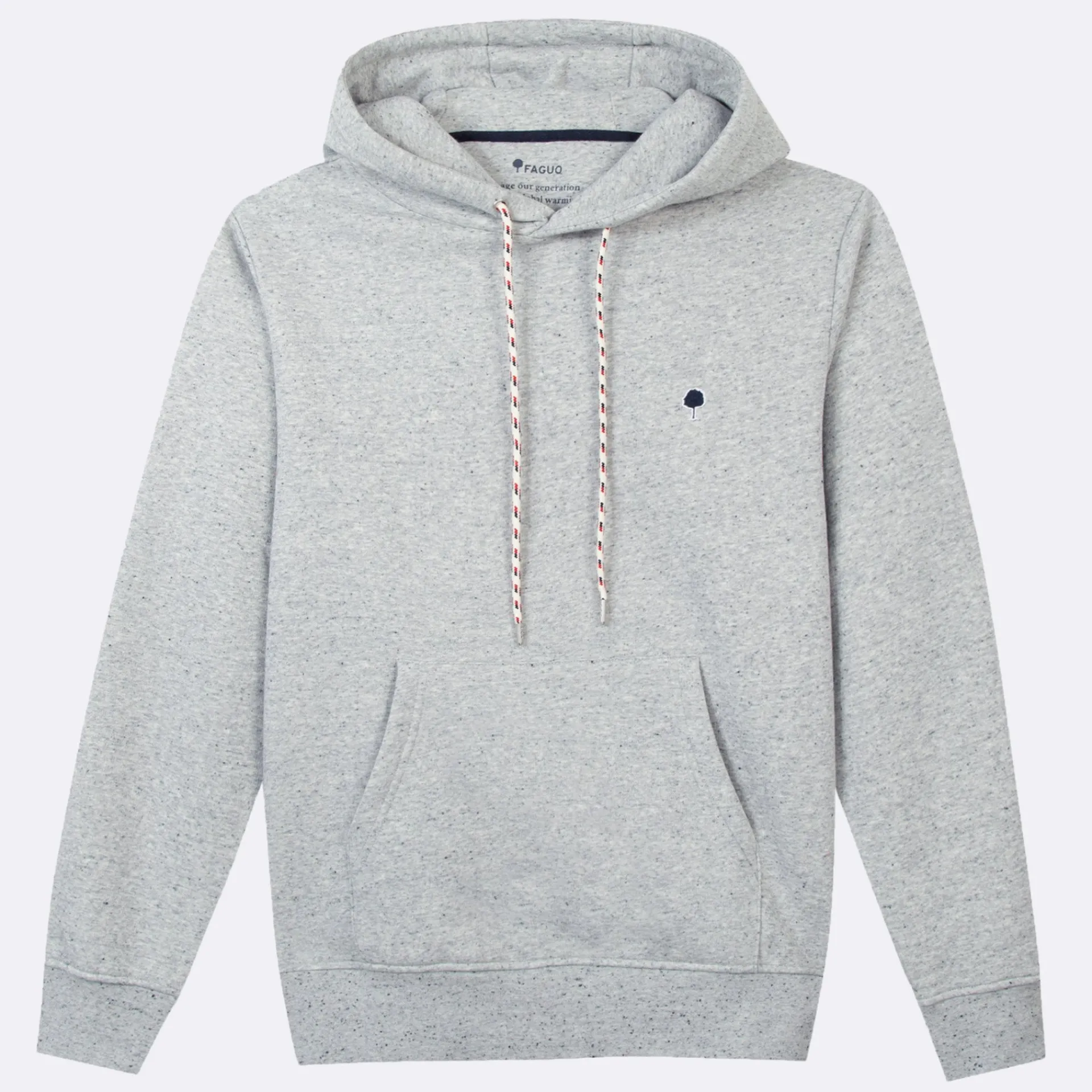 Store FAGUO Sweat à capuche gris chiné