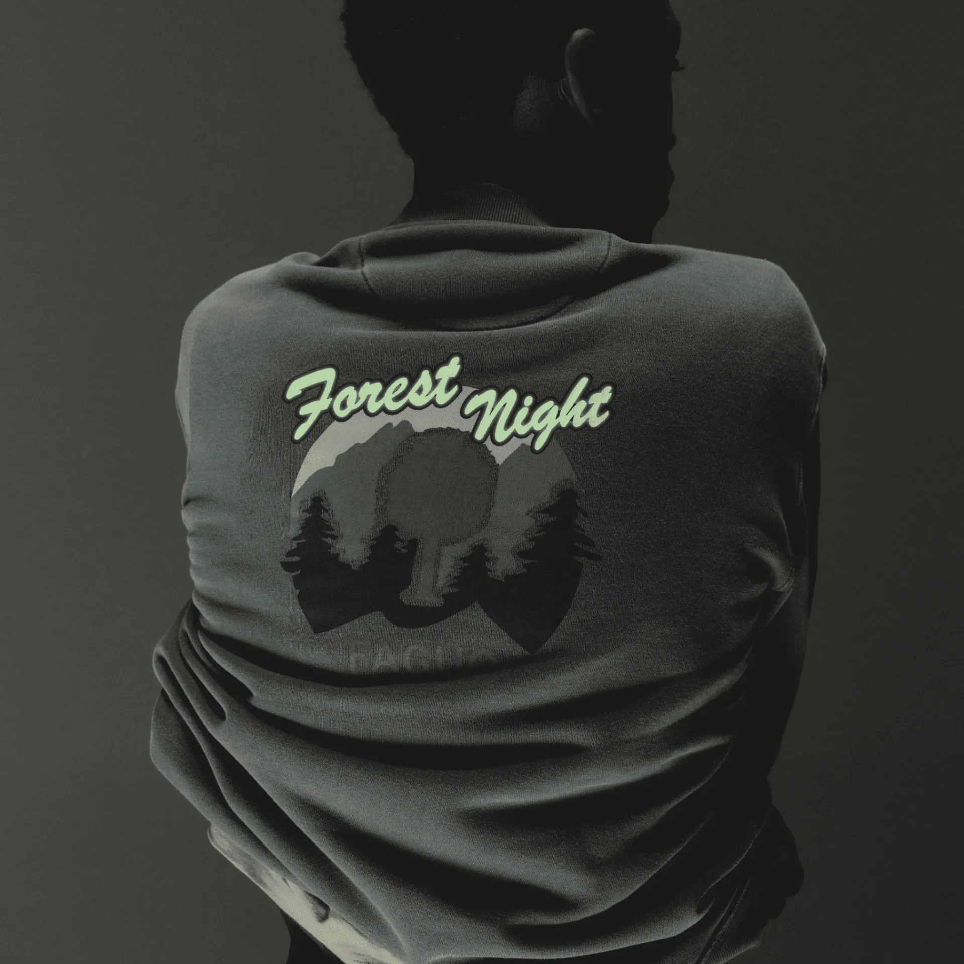 Outlet FAGUO Sweat vert foncé forest night