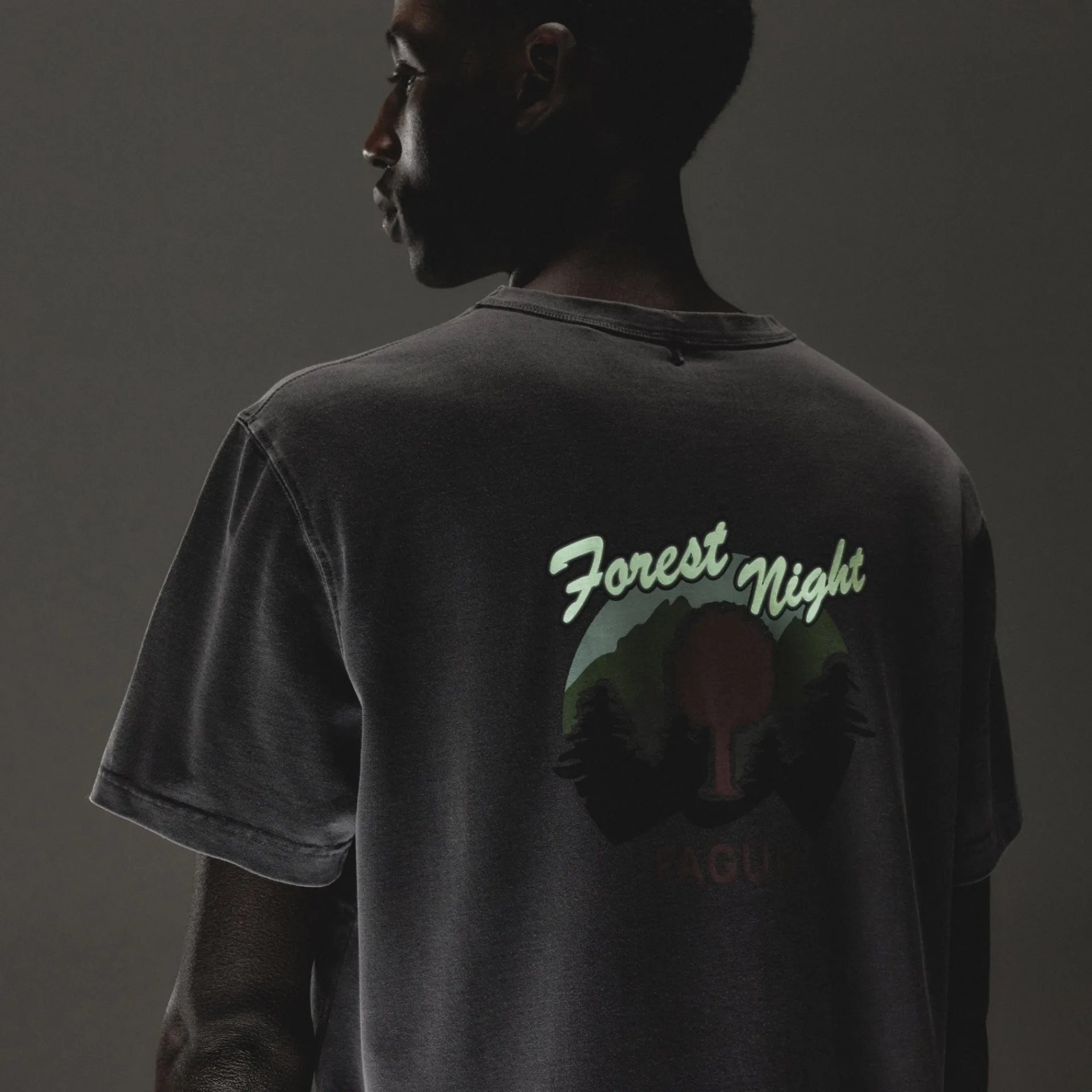 Sale FAGUO T-shirt anthracite forest night