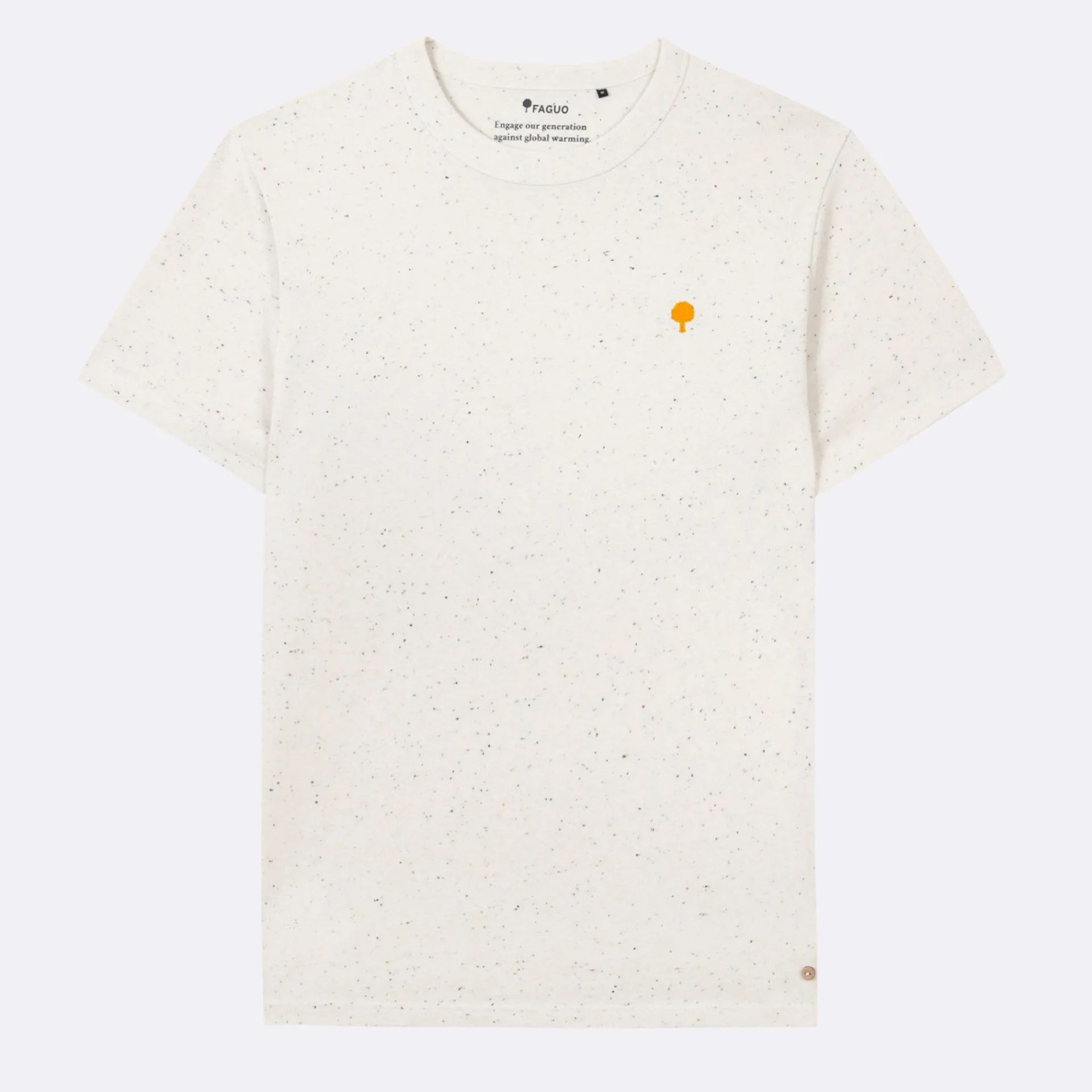 Discount FAGUO T-shirt col rond écru & multicolore