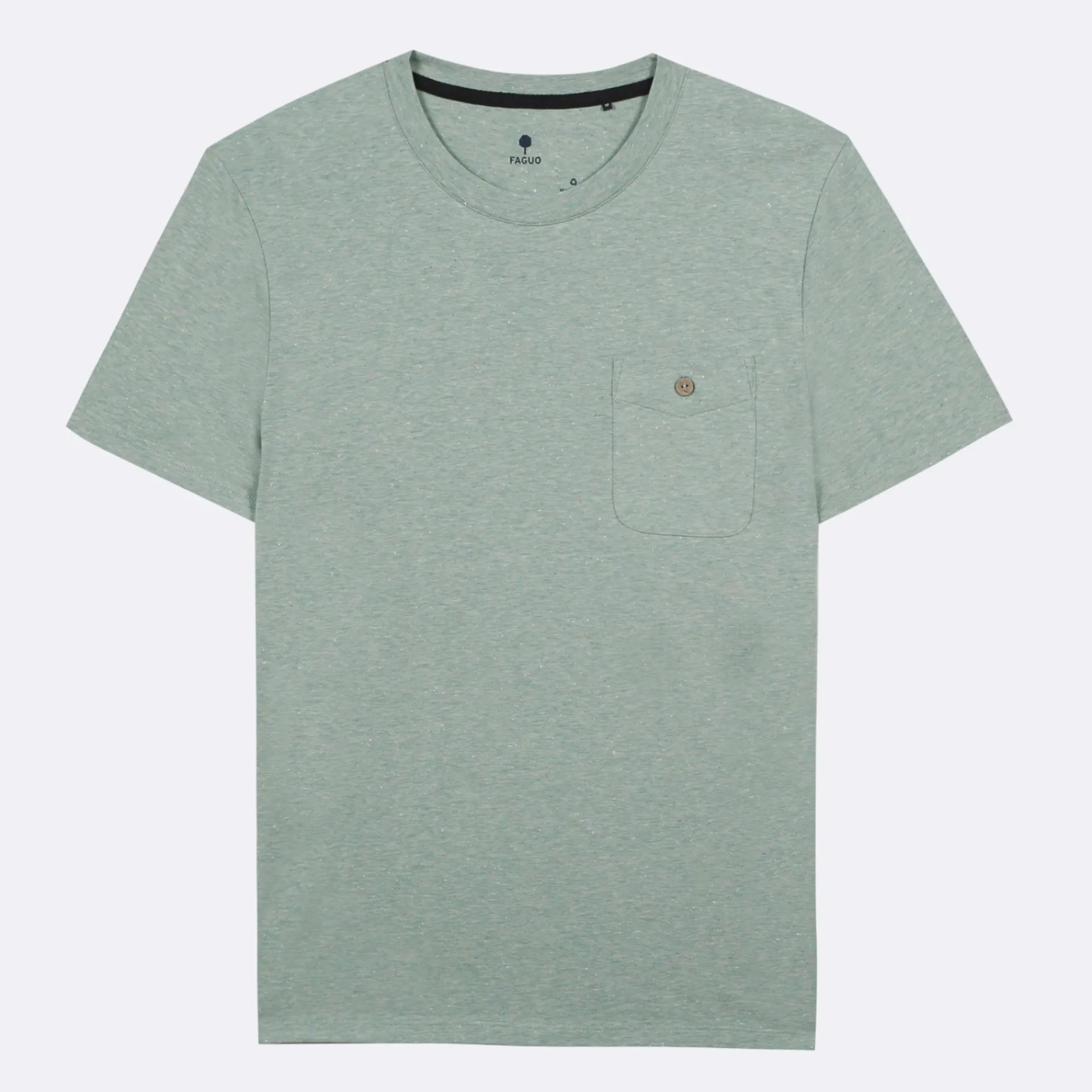 Flash Sale FAGUO T-shirt col rond vert clair