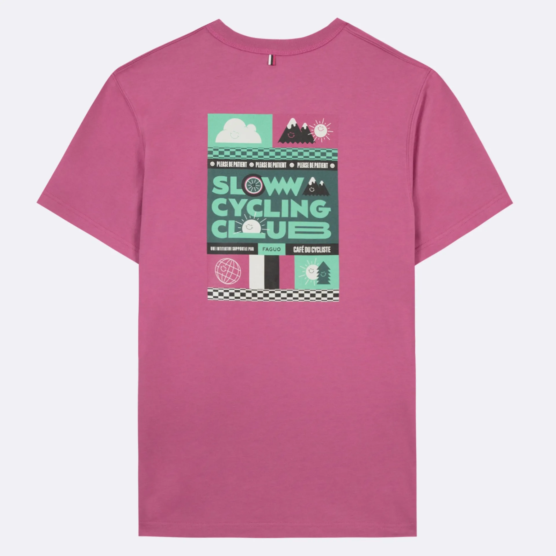 Discount FAGUO T-shirt rose Café du Cycliste