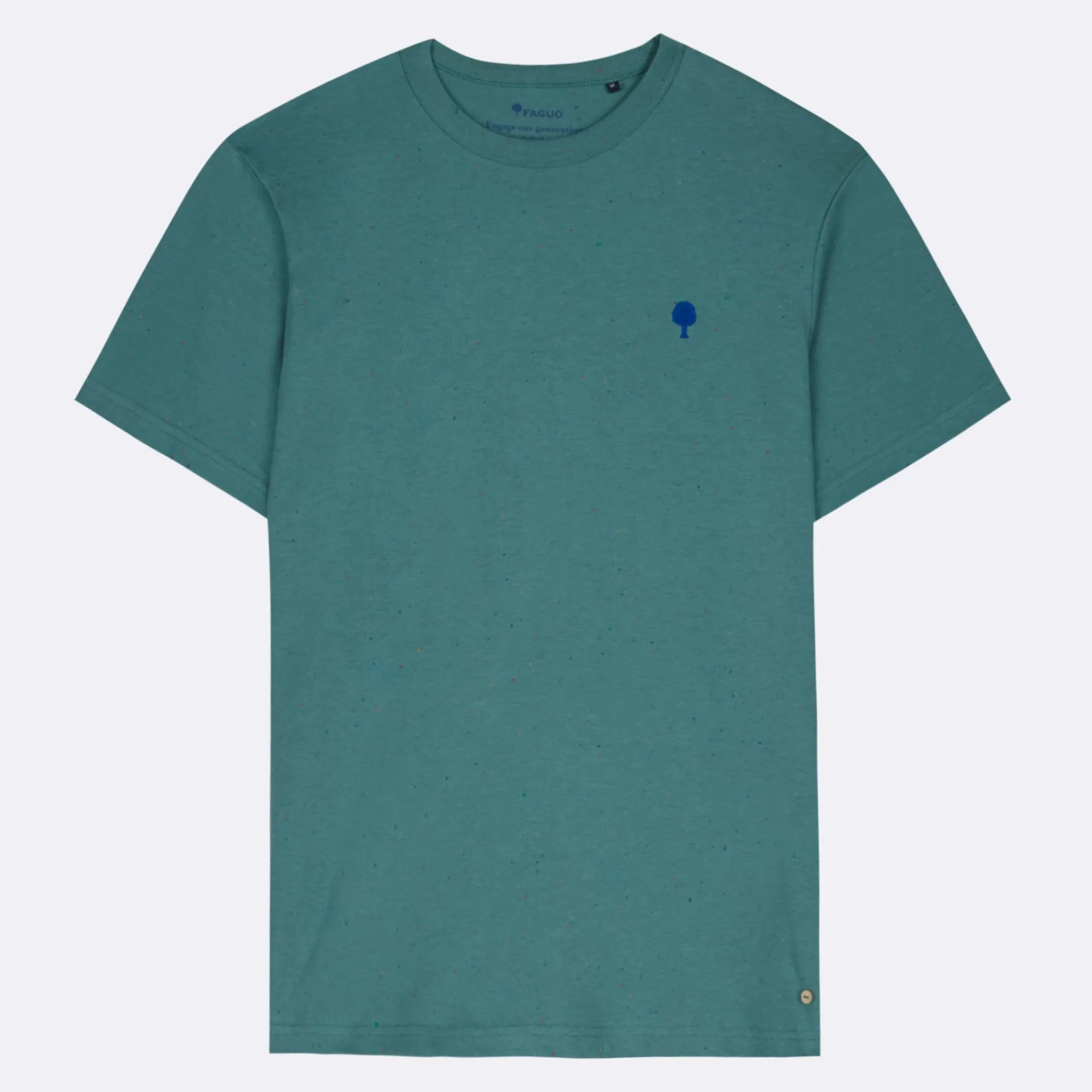 Outlet FAGUO T-shirt vert chiné