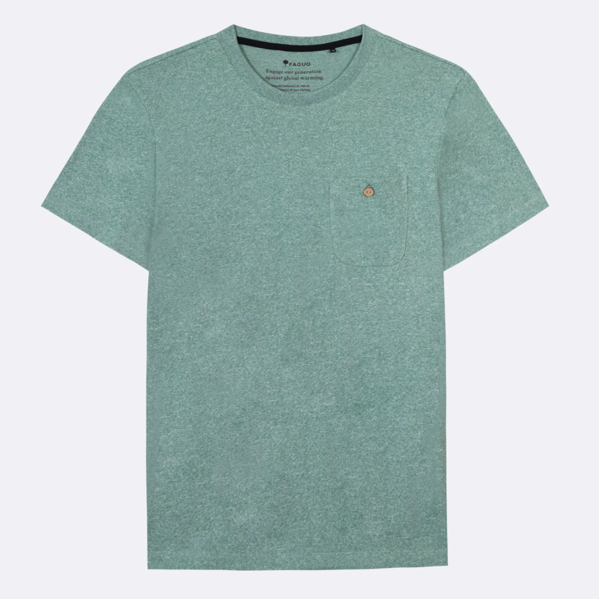 Fashion FAGUO T-shirt vert clair chiné